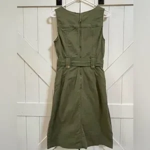 army green cargo dress Command Attention